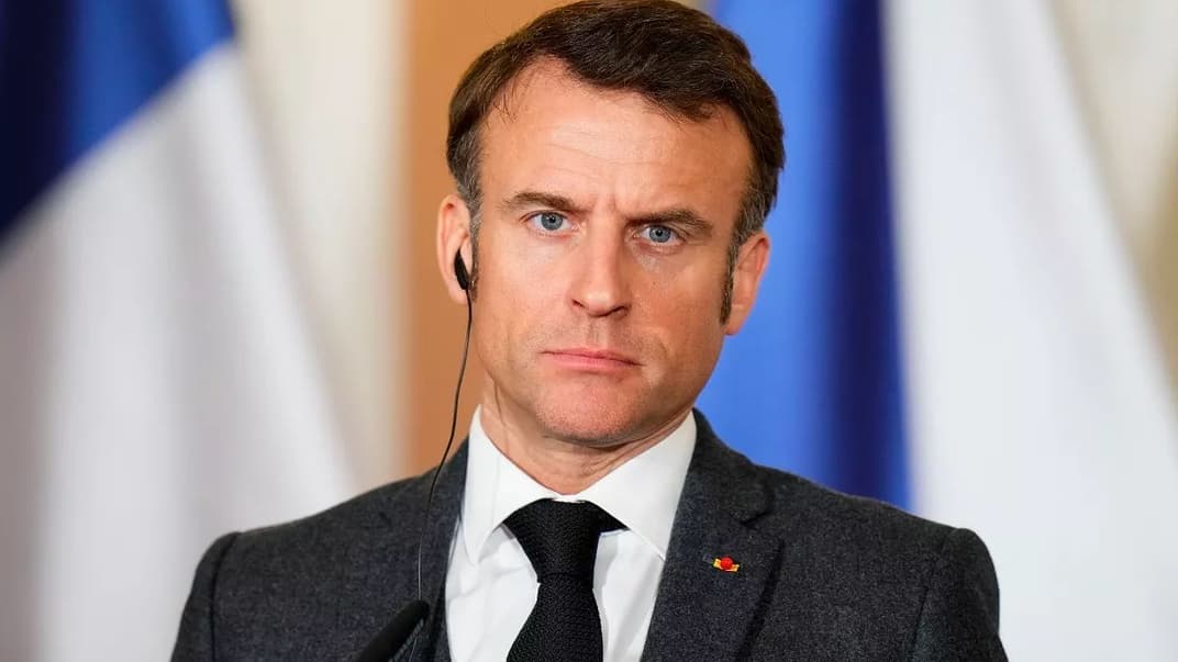 Иллюстративная фотография. Президент Франции Эмманюэль Макрон в Праге, 5 марта 2024 года