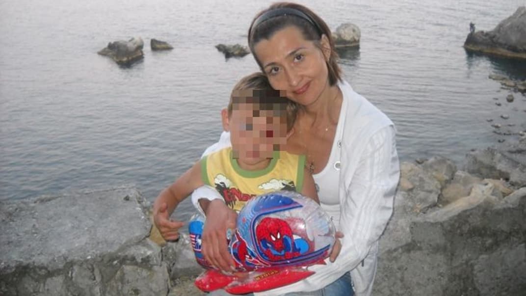 Украинка Наталия Зеленина (справа)