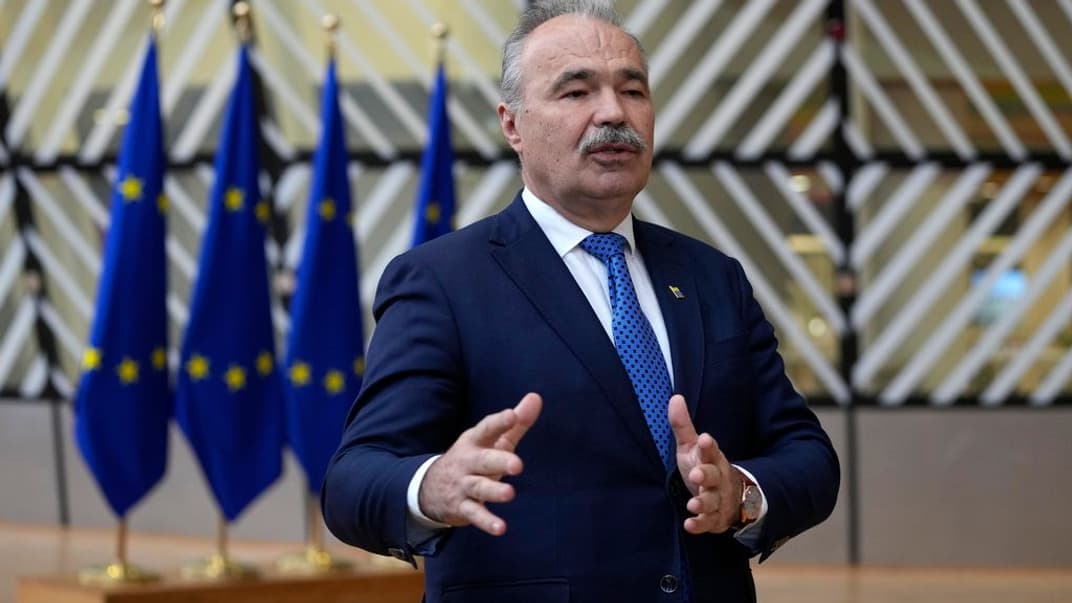 Министр сельского хозяйства Венгрии Иштван Надь на встрече со своими коллегами в ЕС, 26 марта 2024 года