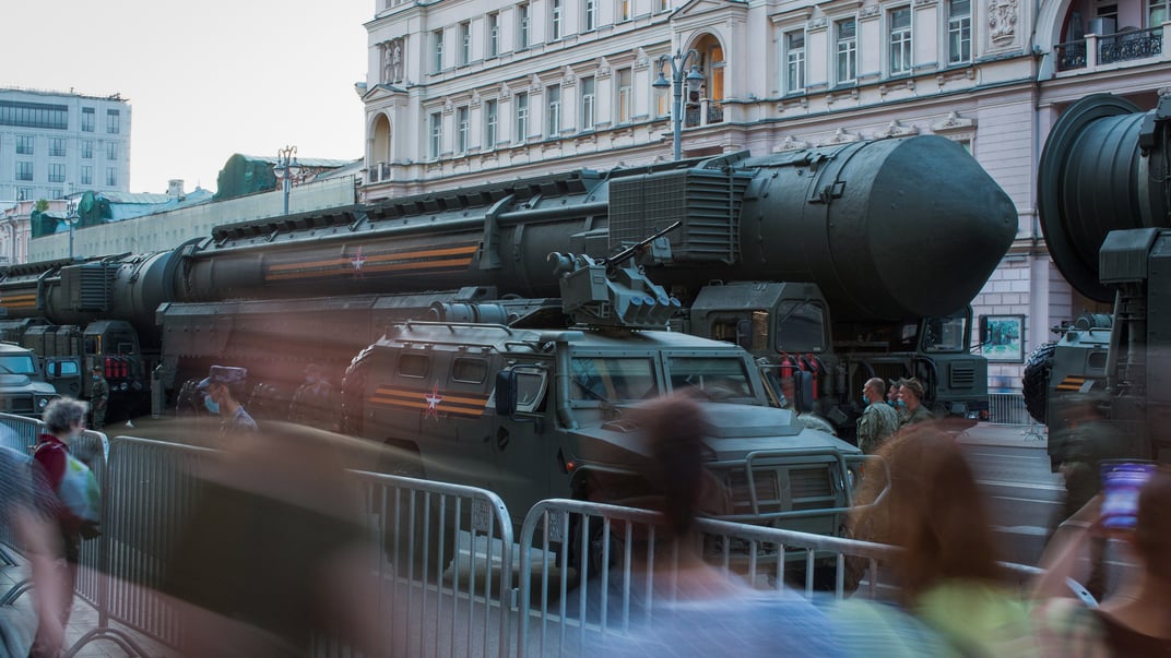 Ілюстративне фото. російська стратегічна ядерна ракета РС-24 «Ярс»
