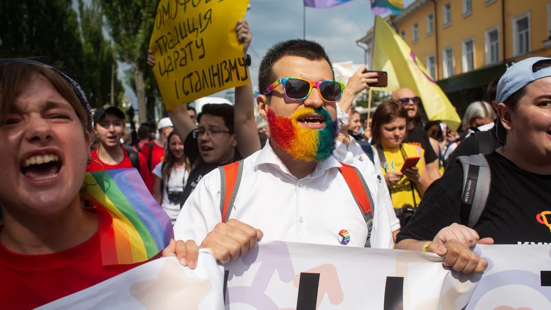 Учасники Маршу Рівності «Київ Прайд» Київ, 23 червня 2019 року