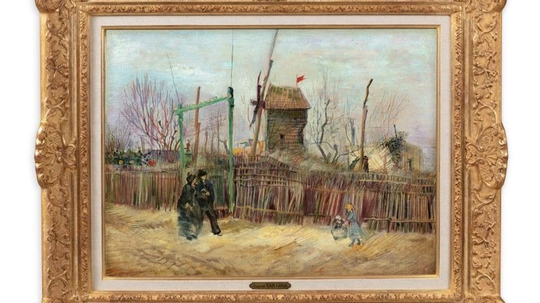 Картина Винсента ван Гога «Уличная сцена на Монмартре» 1887, проданная на аукционе более чем за 13 млн евро
