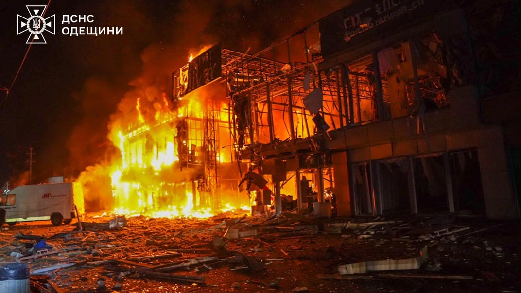 Последствия российских обстрелов в Одесской области, 20 марта 2025 года