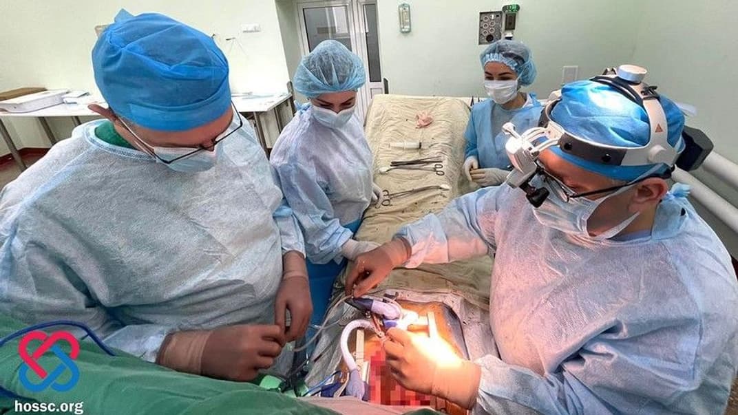 Хмельницкие кардиохирурги достали осколок из сердца военного