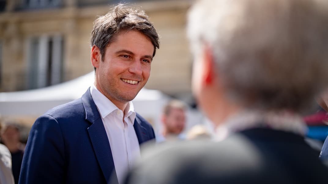 Премьер-министр Франции Габриэль Атталь