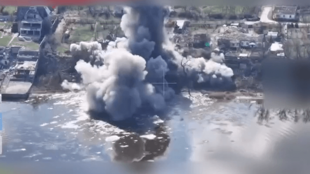 Воздушные силы ВСУ нанесли удар по российским оккупантам на временно оккупированной части Херсонской области, 21 марта 2025 года