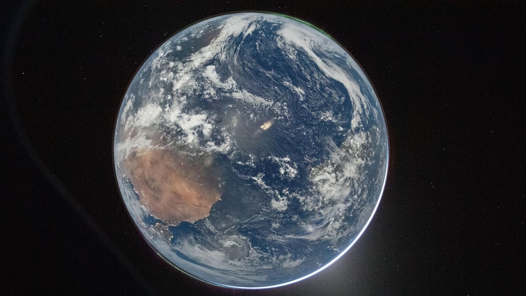 Земля з борту місії Artemis II Orion Земля з борту місії Artemis II Orion