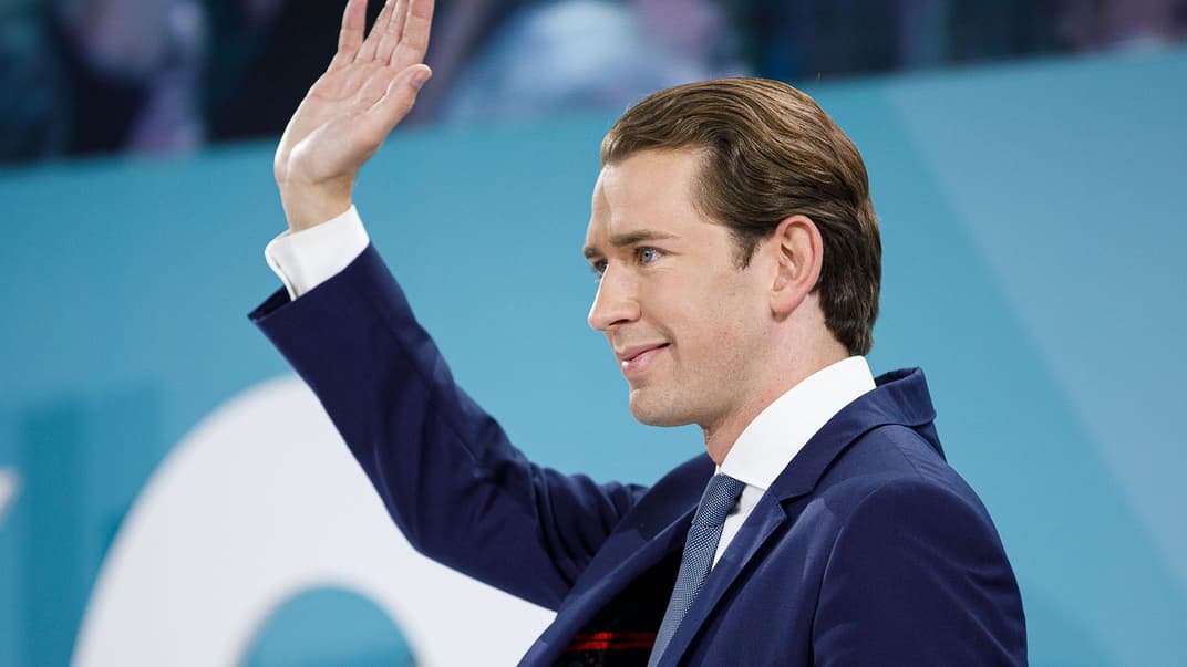 Лідер Народної партії, ексканцлер Австрії Себастьян Курц звертається до своїх прихильників в день парламентських виборів у Відні, Австрія, 29 вересня 2019 року