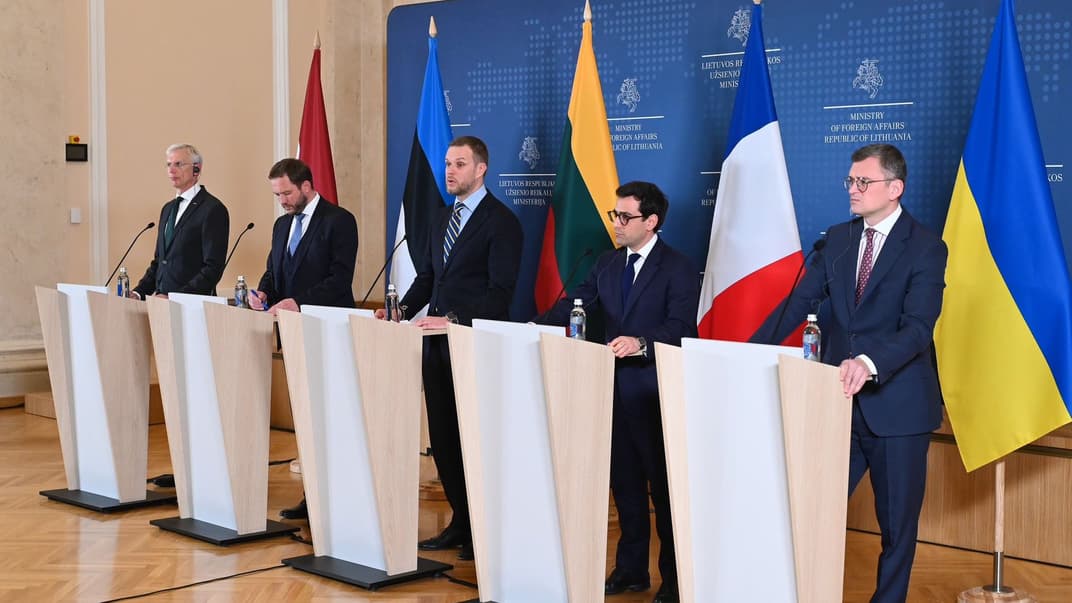 Зустріч міністрів закордонних справ Франції, України, Литви, Латвії та Естонії у Вільнюсі