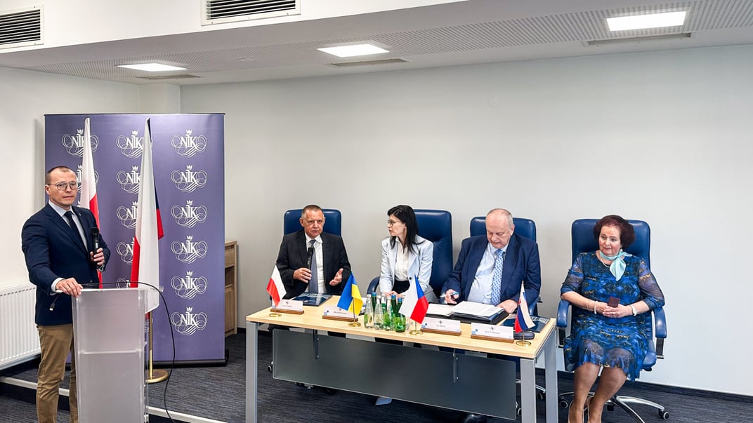 Высшие органы аудита Украины, Польши, Чехии и Словакии приняли решение о проведении международного координированного аудита по обеспечению права образования украинских детей в школах стран Европы. Жешув, 31 июля 2024 года