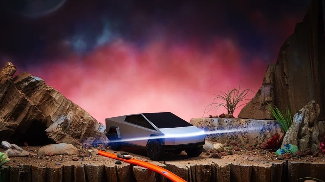 Так виглядає іграшкова версія Tesla Cybertruck від американського виробника Mattel