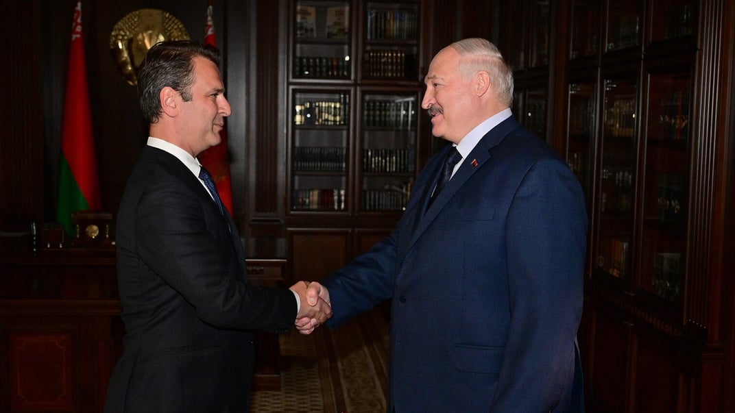 Олександр Лукашенко під час розмови з журналістом Time