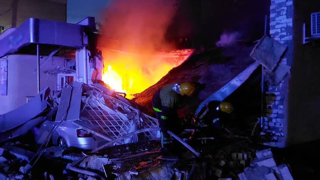 Наслідки вибуху в приміщенні банку в Чернігові