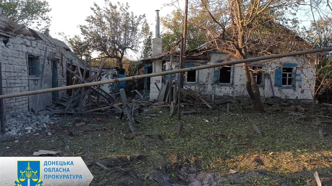 Наслідки обстрілу Торецька та його околиць 20 вересня 2023 року