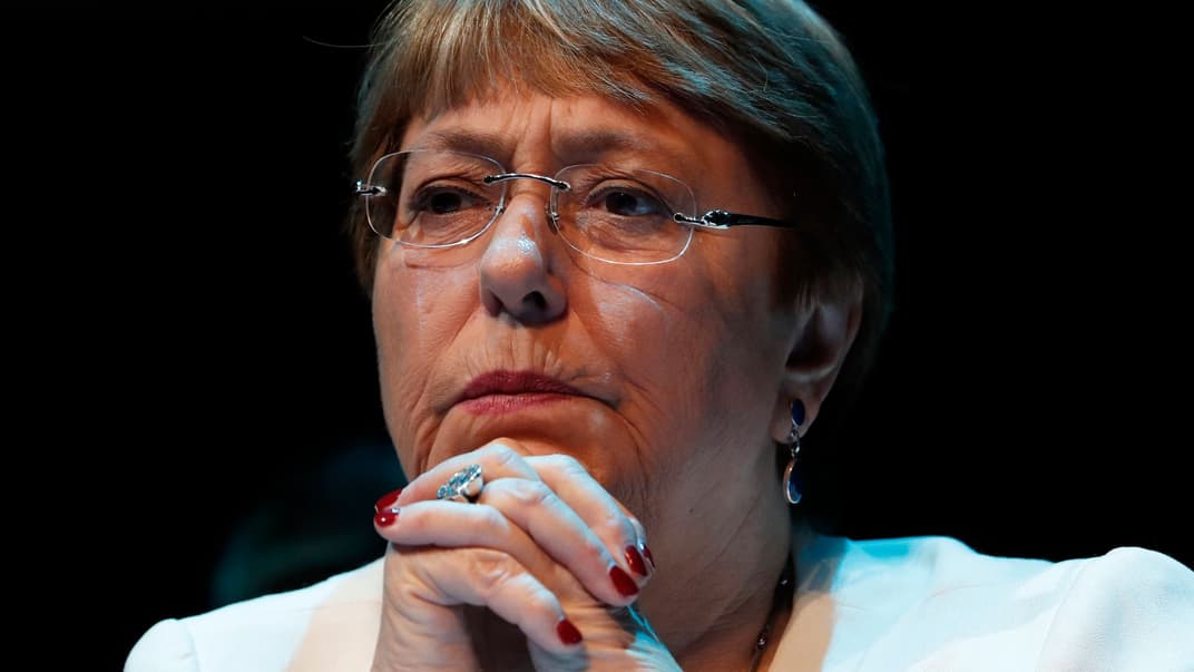 Верховна комісарка ООН з прав людини Мішель Бачелет на пресконференції в Іспанському культурному центрі в Мехіко, 9 квітня 2019 року