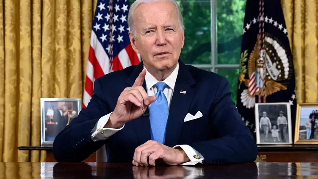 Президент США Джо Байден звертається до нації з Овального кабінету Білого дому у Вашингтоні, 2 червня 2023 року