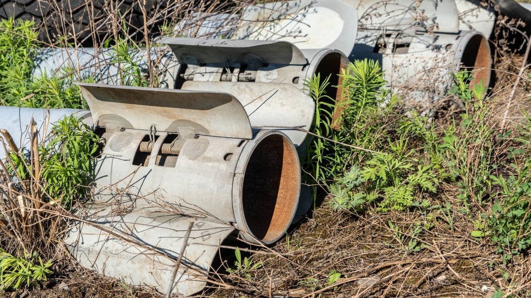Залишки снарядів у Харківській області Ілюстративне фото. Залишки снарядів у Харківській області