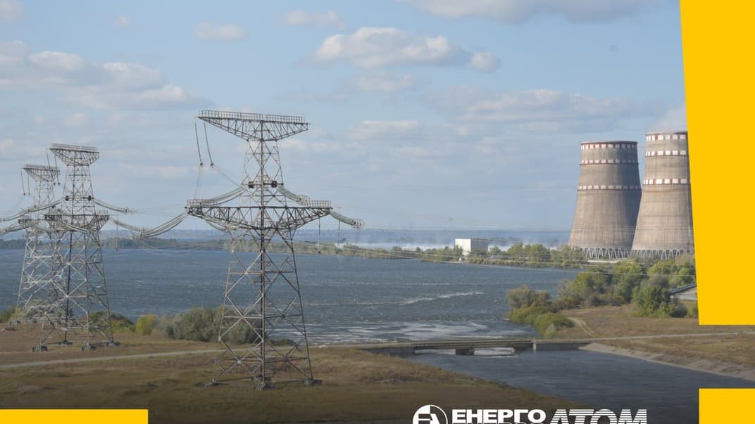 Лінії електропередач біля ЗАЕС