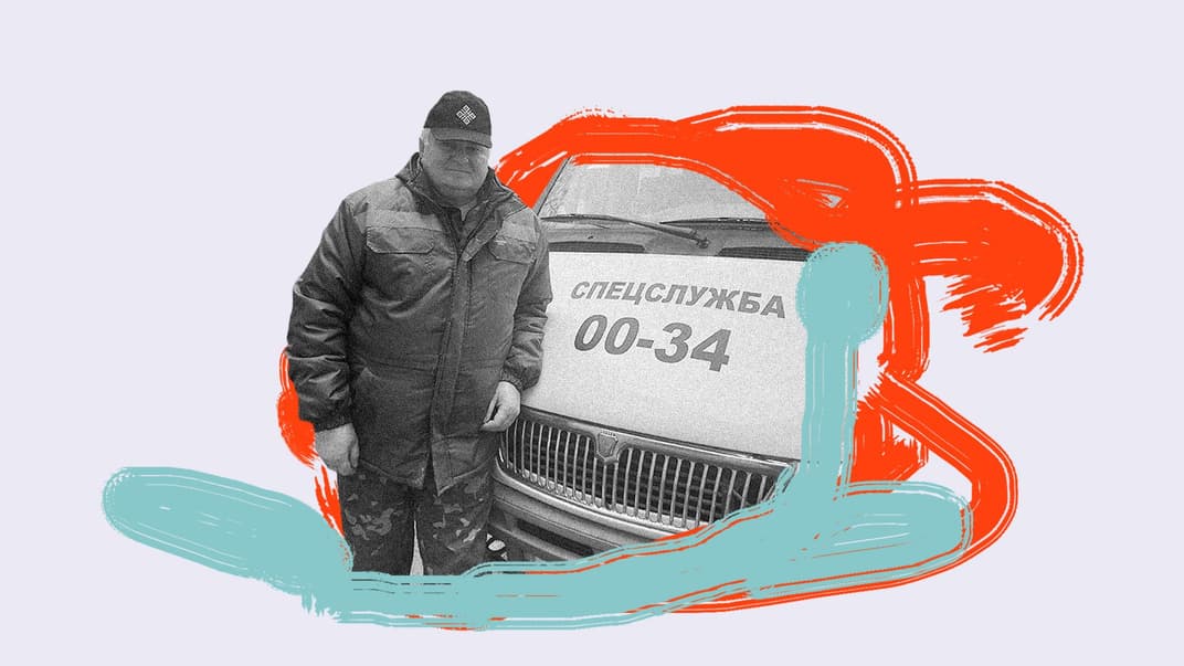 Микола Шарий — працівник ритуальних послуг «Спецслужба 00-34»