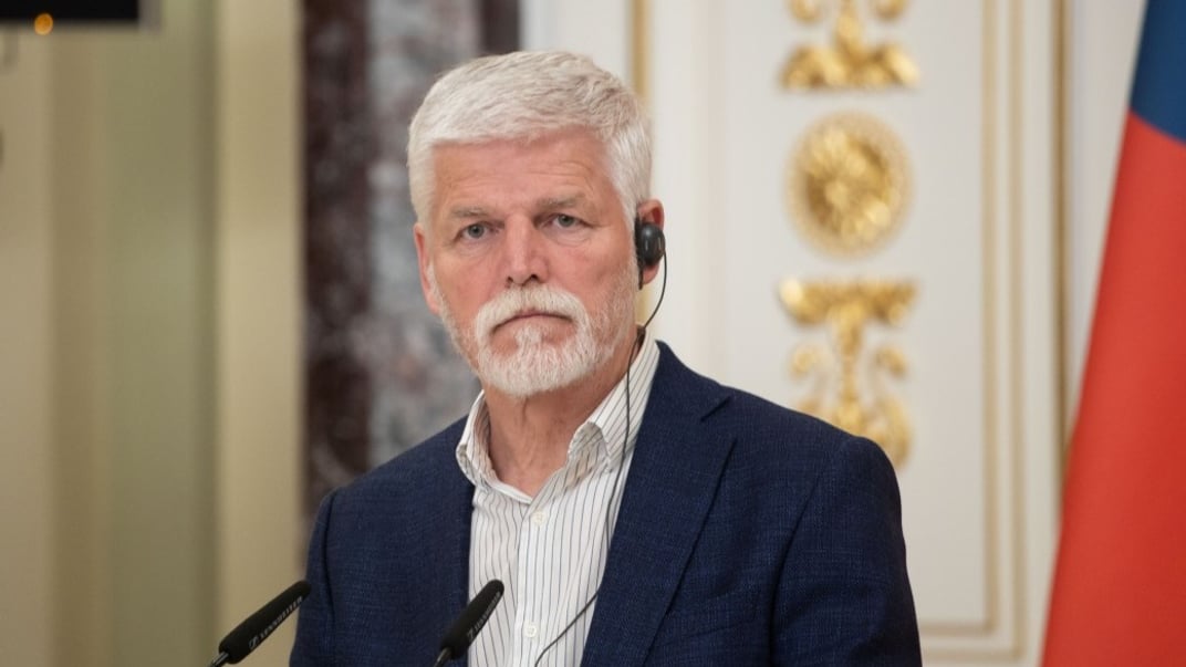 Президент Чехії Петр Павел під час візиту до Києва, 21 березня 2025 року