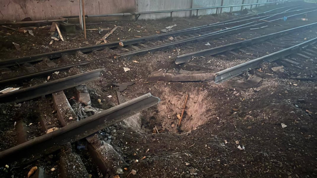 россия атаковала железнодорожную инфраструктуру