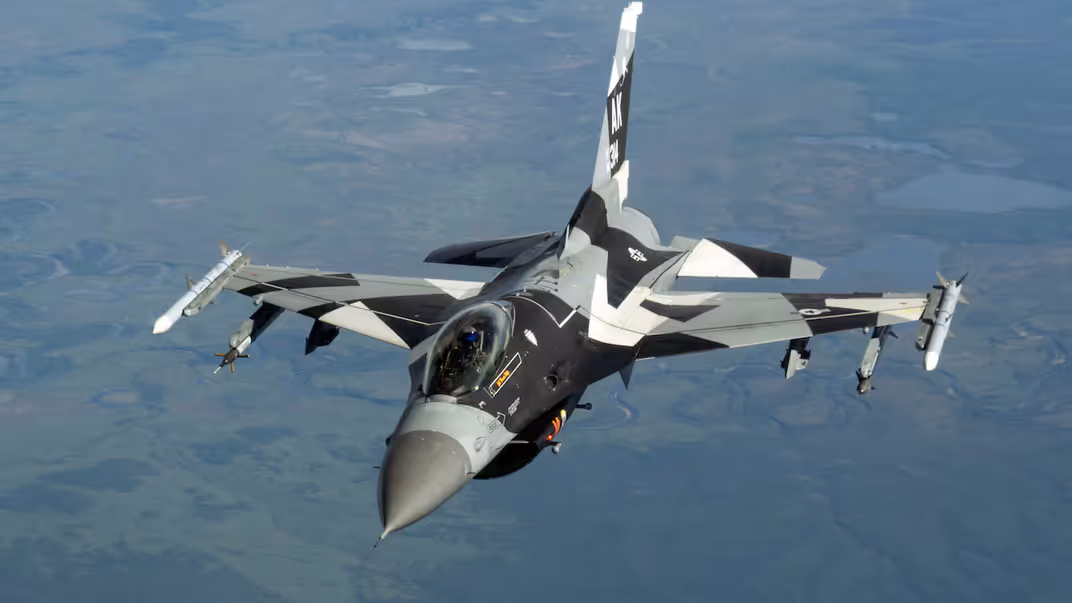 Винищувач F-16 Fighting Falcon на навчаннях RED FLAG-Alaska 21-2, 18 червня 2021 року