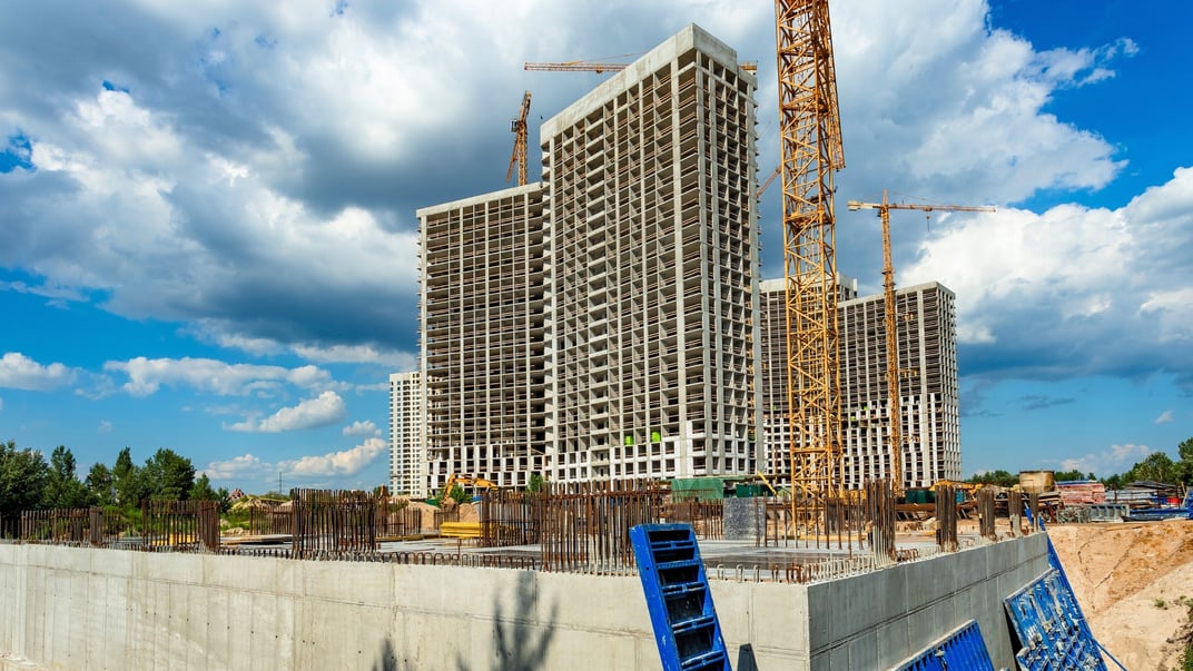 Будівництво ЖК «Н2О» в Києві в липні 2025 року