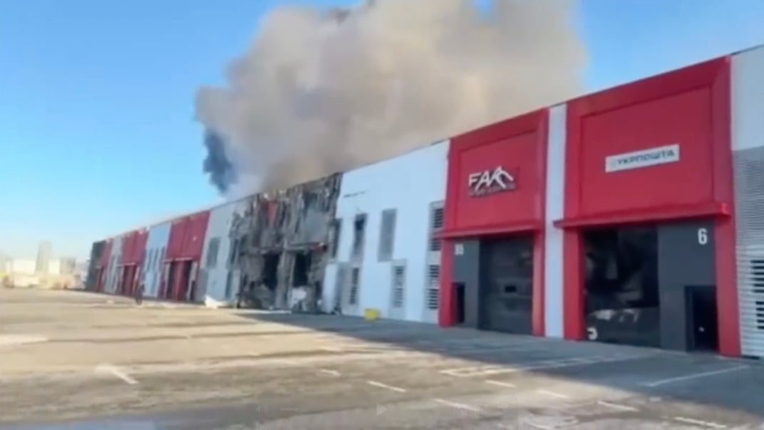 Отделение «Укрпочты» во Львове, которое 19 ноября атаковали россияне