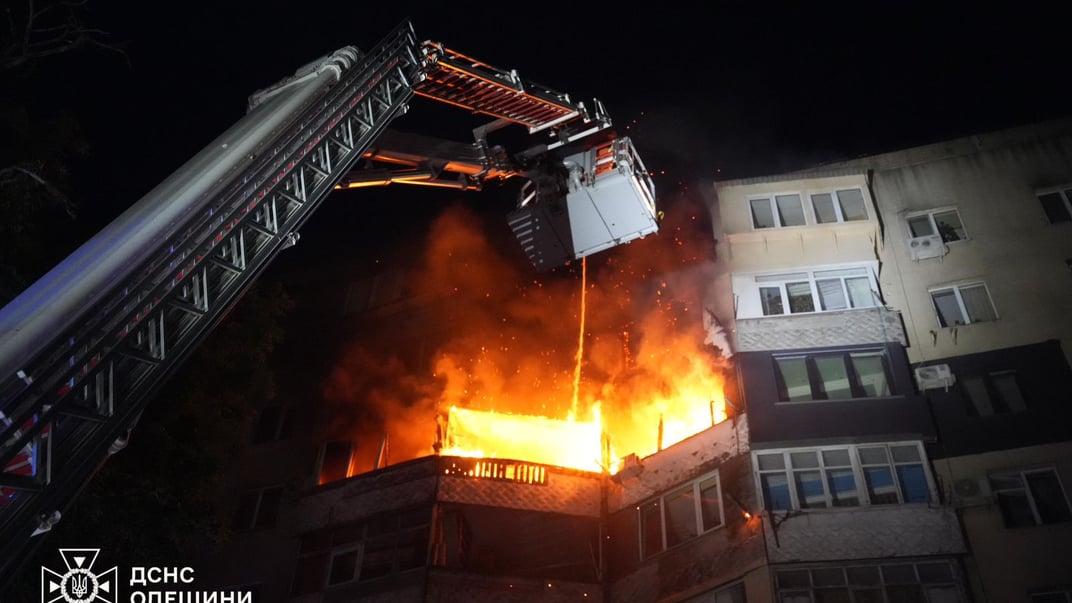 Последствия атаки в Одессу