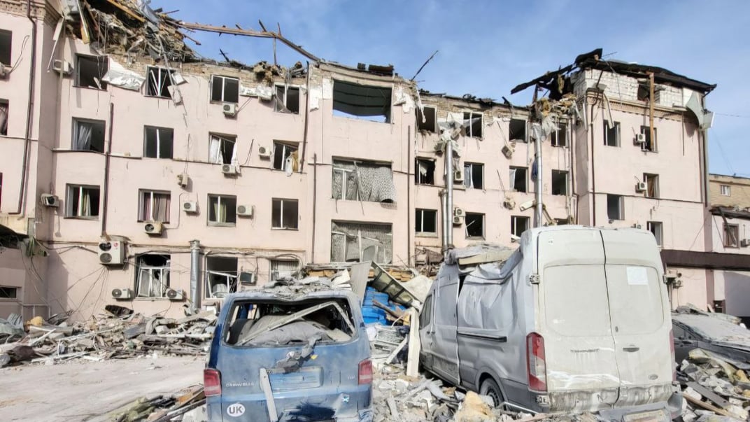 Готель у Кривому Розі, по якому росіяни вдарили ракетою 5 березня