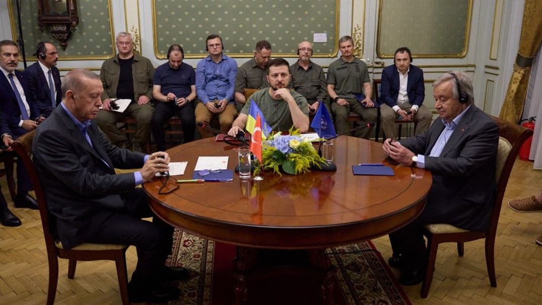 Переговори президентів України, Туреччини та генерального секретаря ООН, 18 серпня 2022 року