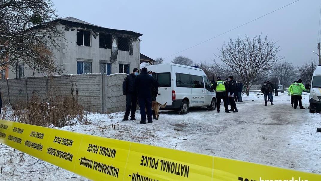 Будинок для літніх людей у Харкові після пожежі, 22 січня 2021 року