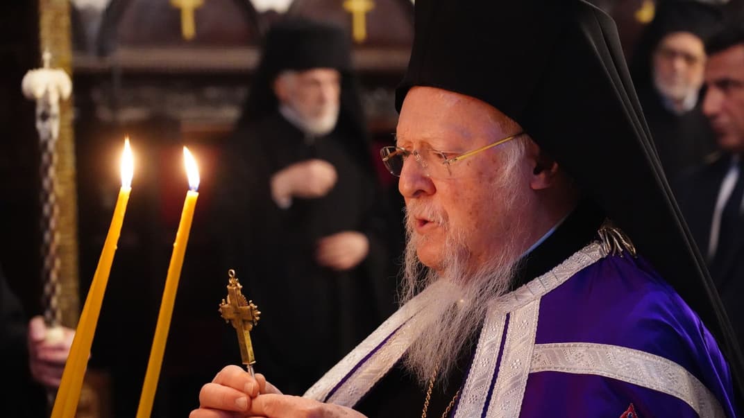 Його Всесвятість Архієпископ Константинополя — Нового Риму і Вселенський Патріарх Варфоломій I, березень 2023 року