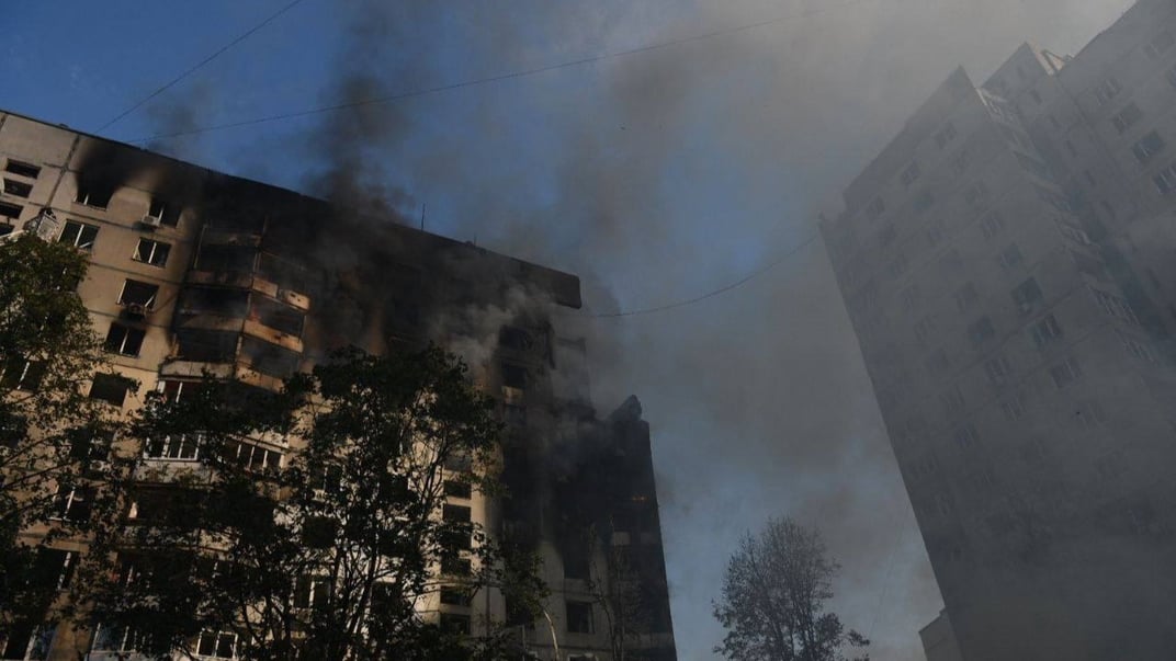Будинок у Харкові, в який 30 серпня влучили росіяни