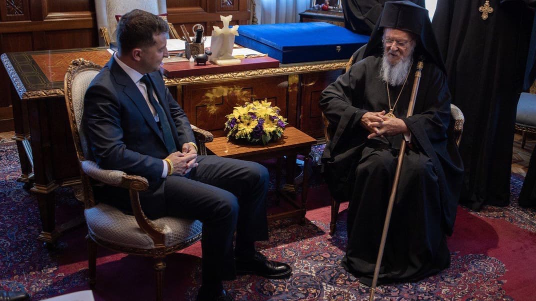 Владимир Зеленский встретился с Вселенским патриархом Варфоломеем