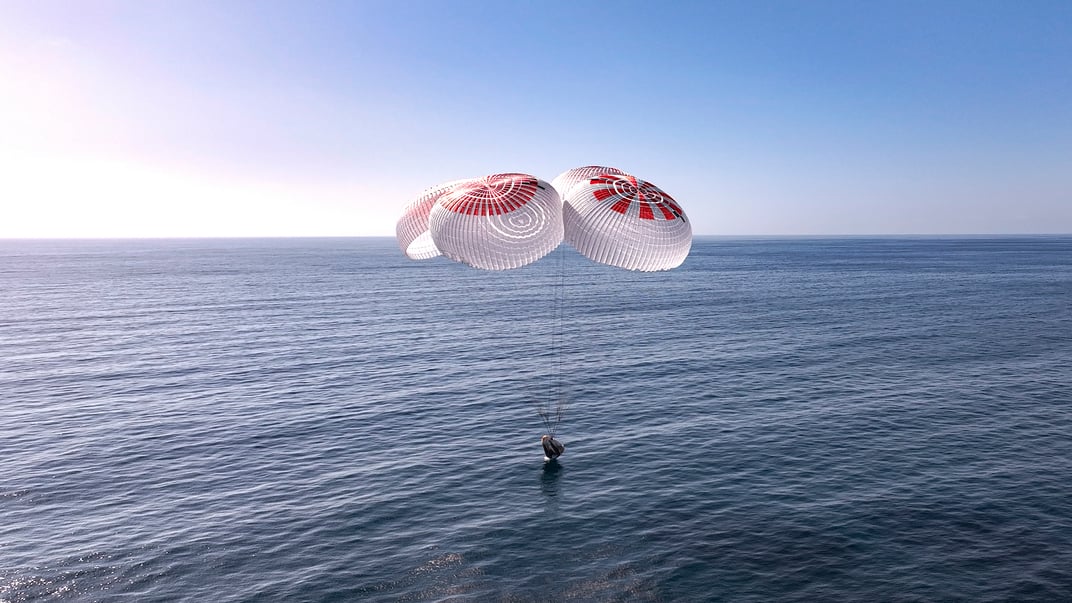 Космічна капсула Fram2 приводнилася біля узбережжя Каліфорнії у США, 4 квітня 2025 рік
