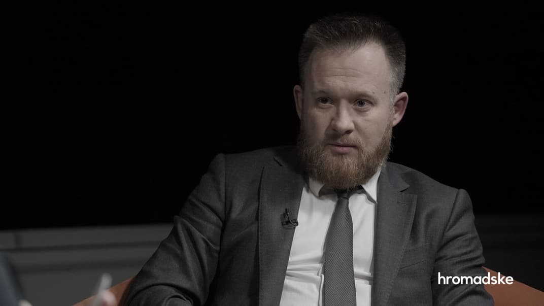Народний депутат від фракції «Слуга Народу» Юрій Камельчук у студії hromadske, Київ, 17 грудня 2020 року