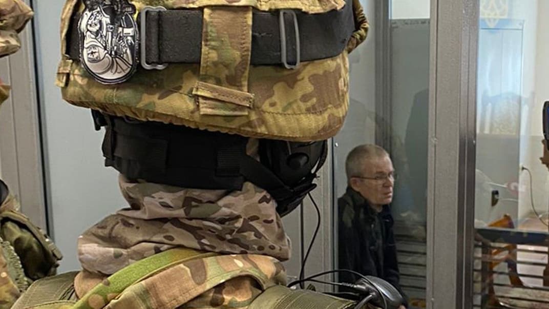 «Професор» під час судового засідання