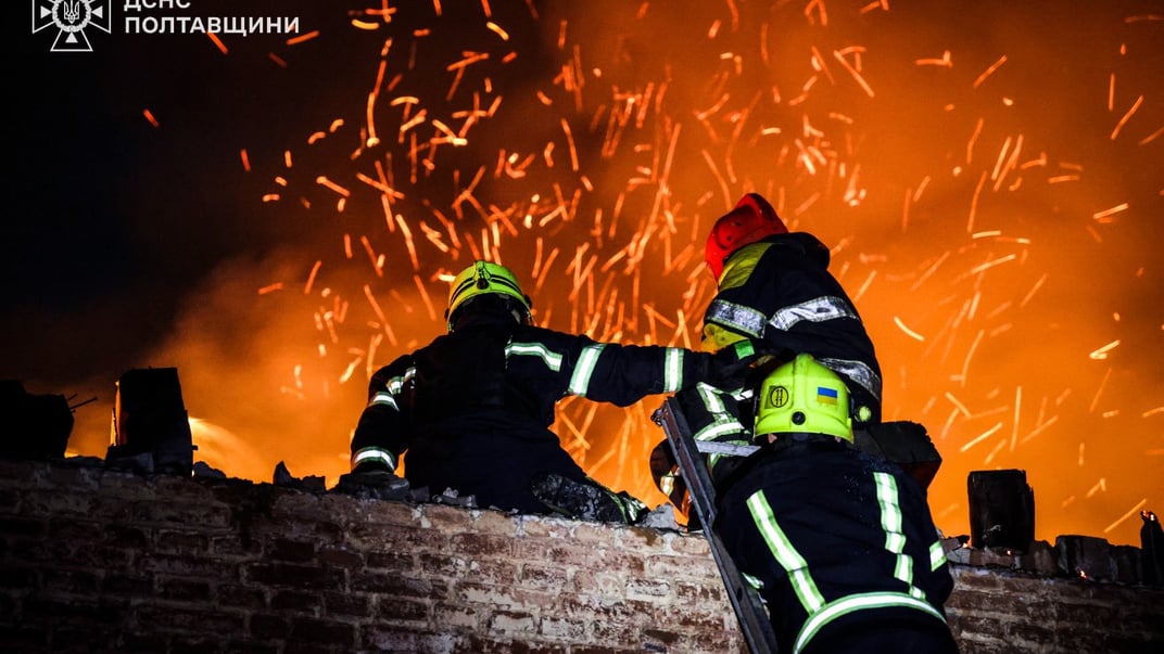 Последствия атаки на Полтавскую область