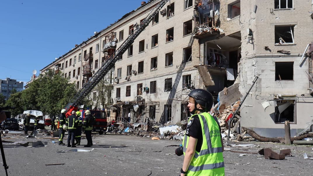 Ліквідація наслідків російського ракетного удару по Харкову, 22 червня 2024 року