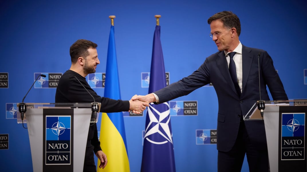 Президент України Володимир Зеленський і генсек НАТО Марк Рютте