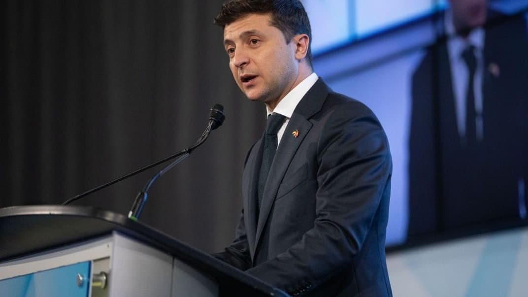 Президент Владимир Зеленский во время визита в Канаду, 2 июля 2019-го