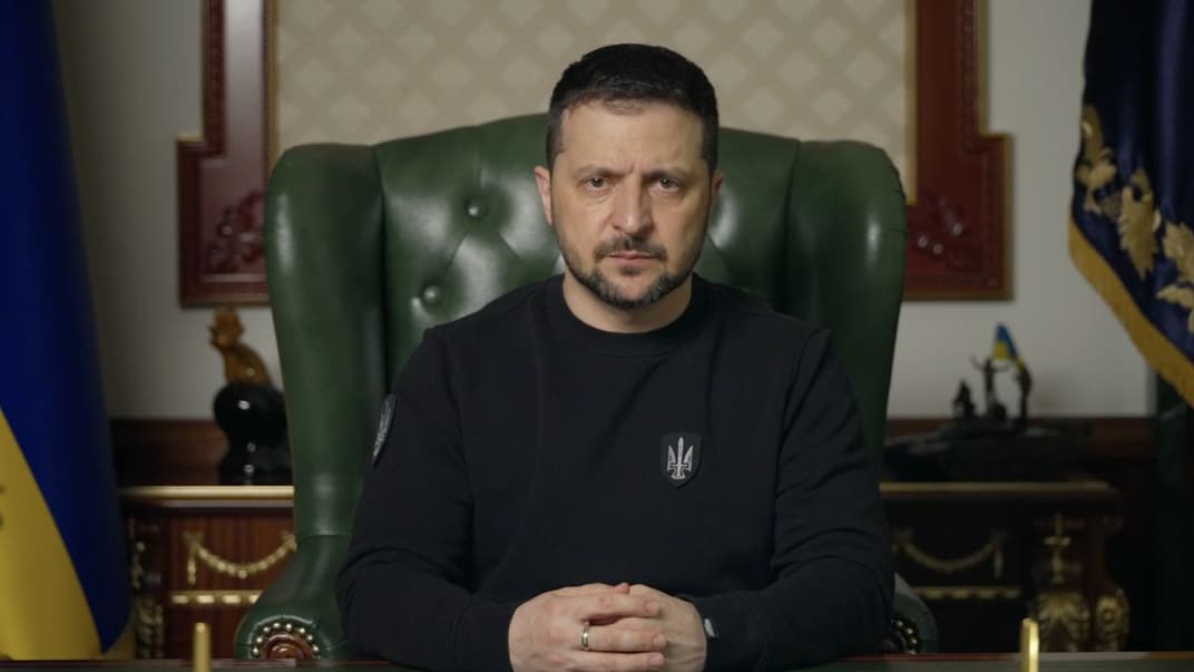 Володимир Зеленський під час відеозвернення 11 квітня 2023 року