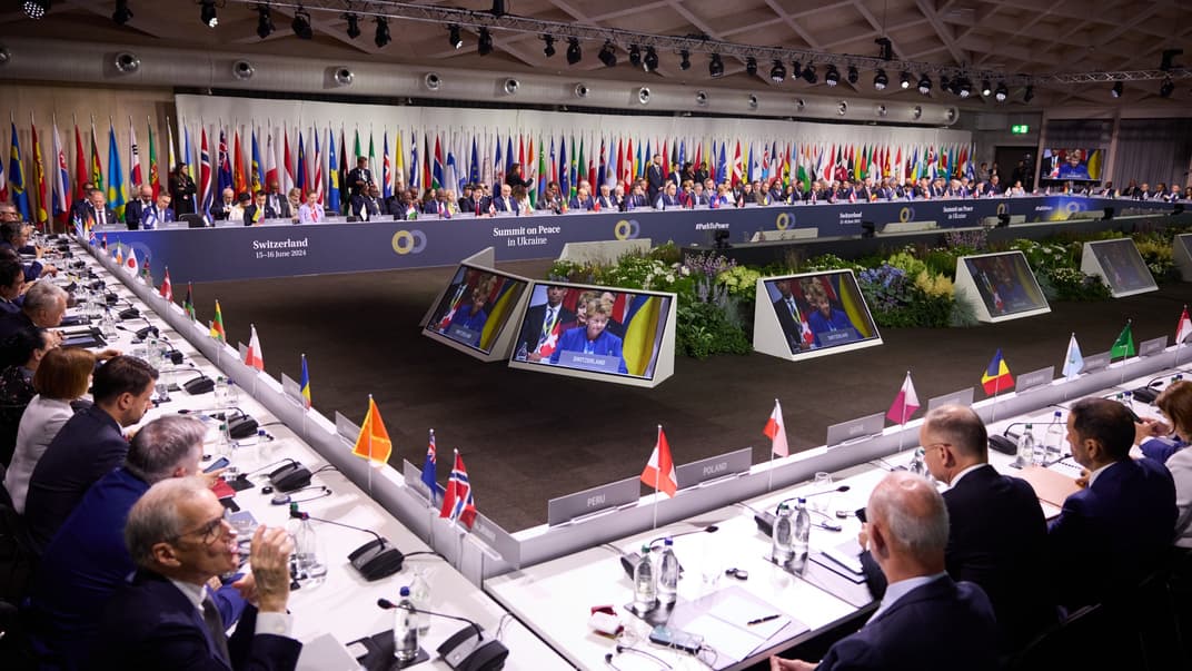 Глобальный саммит мира в Швейцарии, 15 июня 2024 года