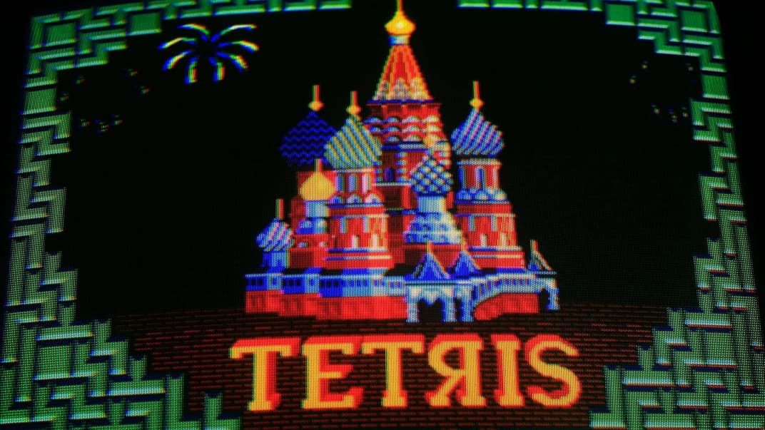 Екран гри «Тетріс» на ігровому автоматі в центрі Barcade в Брукліні, Нью-Йорк, США, 22 травня 2009 року