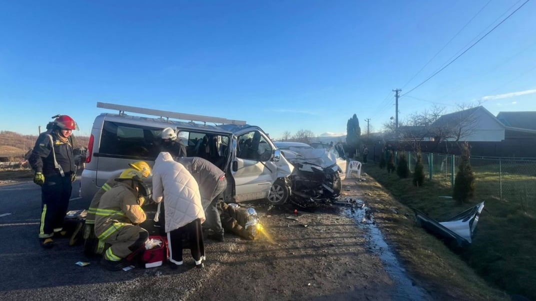 На місці ДТП у селі Лоєва, що сталася 22 грудня 2024 року