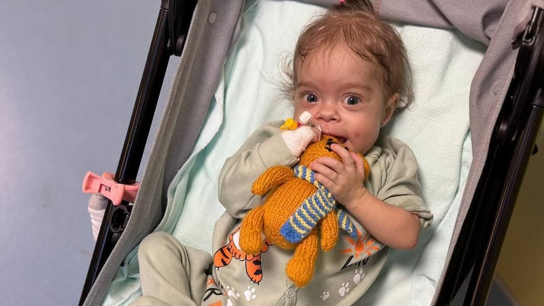 9-месячная девочка, которой провели операцию