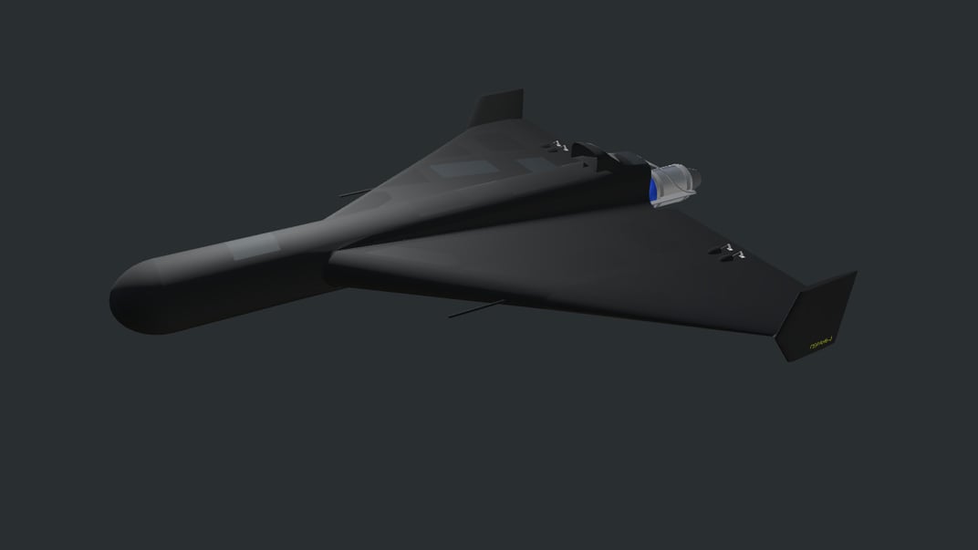 российский реактивный дрон «Герань-3»