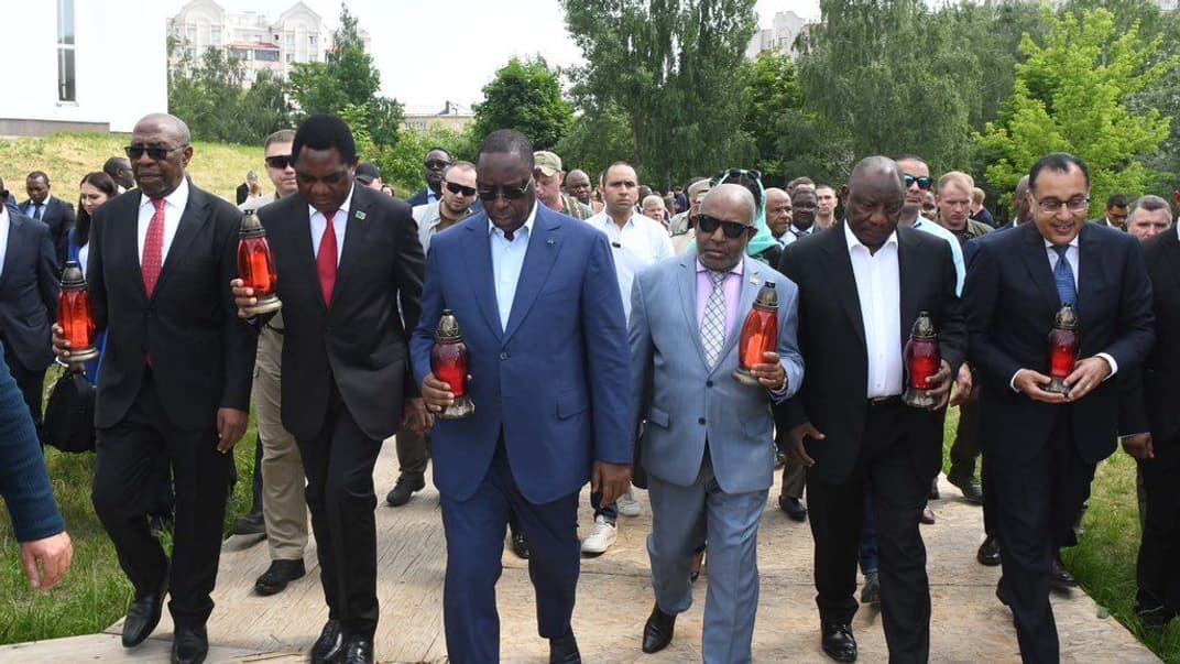 Африканські лідери відвідують Бучу