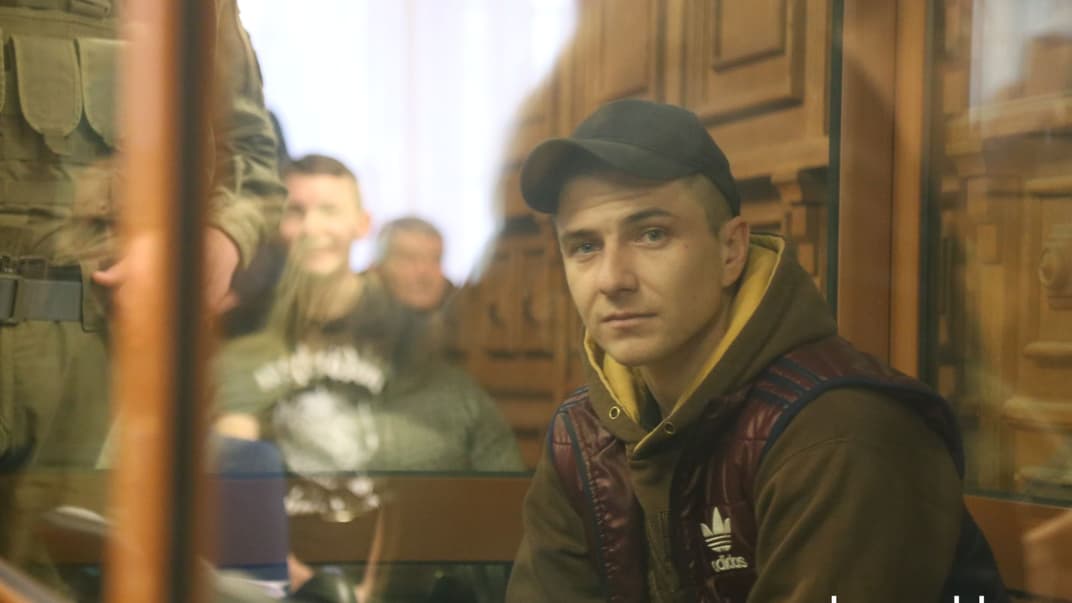 Засуджений за вбивство колишній військовий Дмитро Балабуха у залі Верховного суду, 3 березня 2020 року 